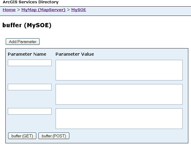 Extension—Operation without specified parameters